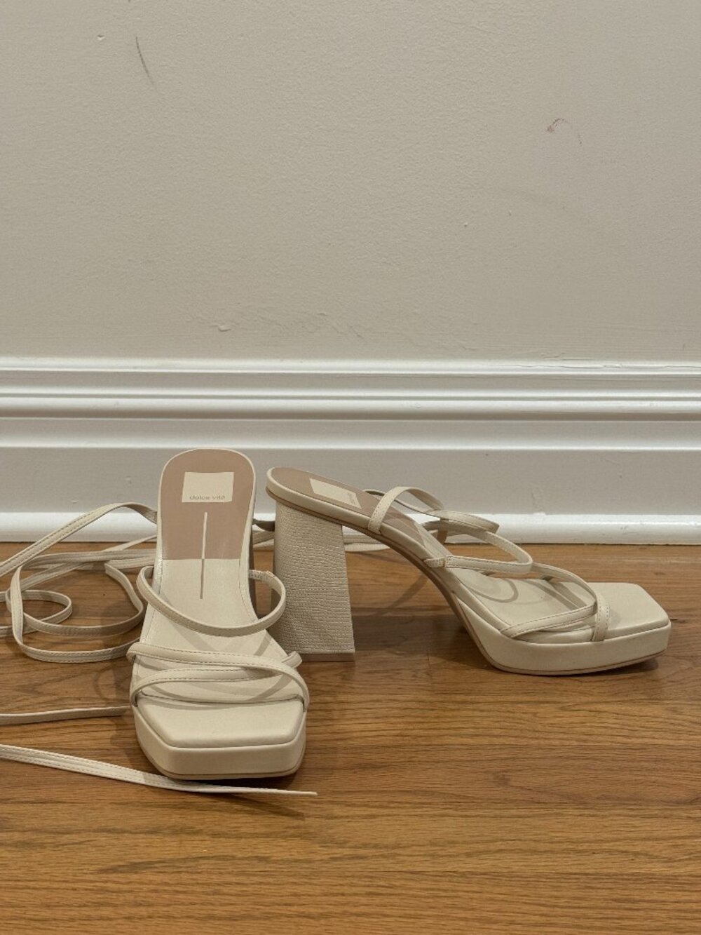 Dolce Vita Amanda Ankle-Tie Platform Sandals